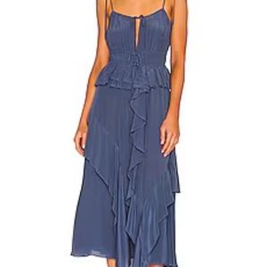 NWT Ulla Johnson - Livinia Dress in Washed Indigo